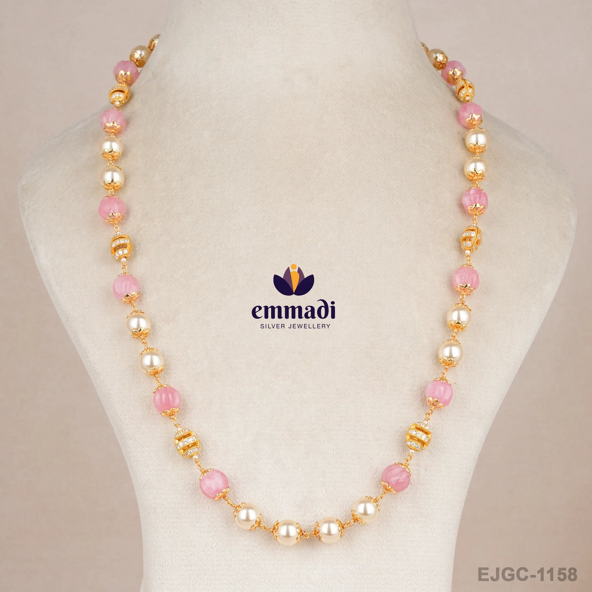 Komalroop Beads Pink Chain