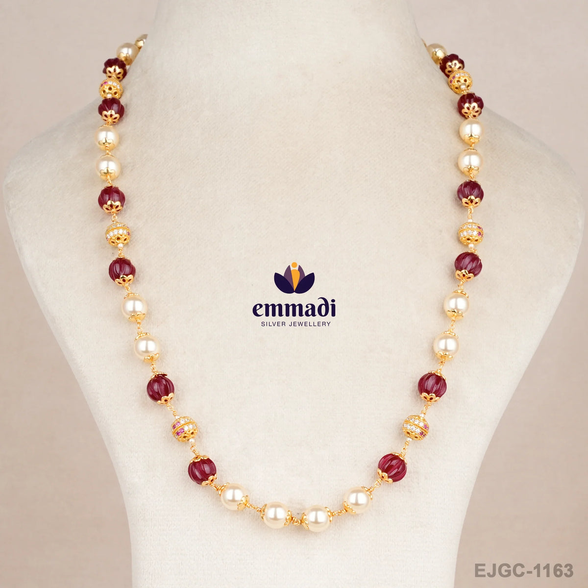 Ranjudeep Beads Red Chain