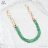 Samira's Elegant Victorian Green Necklace