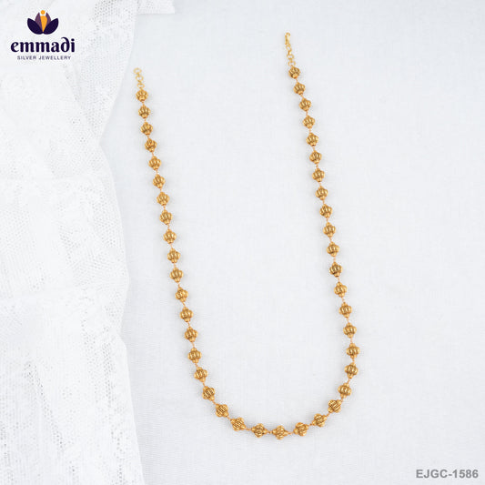 Amberley Exquisite Gold Chain Nakshi Jewelry