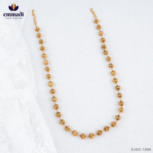 AMBU Exquisite Chain Nakshi in Gold