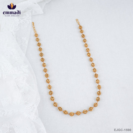 AMBUDA Elegant Chain Nakshi Gold Jewellery