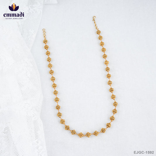 AMBYKA Exquisite Chain Nakshi Jewellery