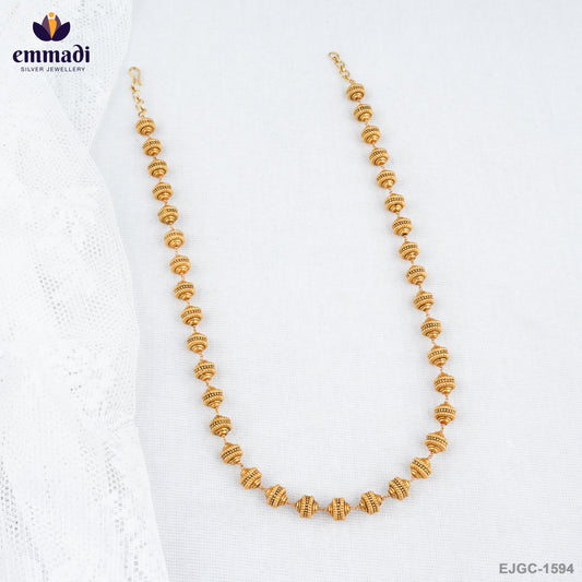 AMEATA Exquisite Gold Nakshi Chain Jewellery