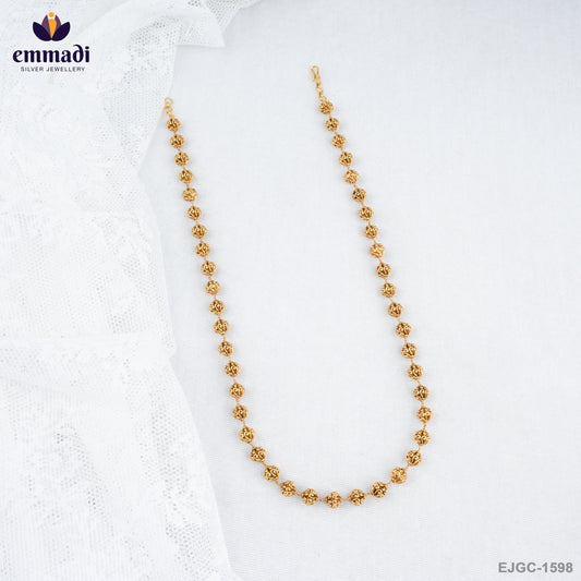 AMEITAH Exquisite Gold Chain Nakshi Jewelry