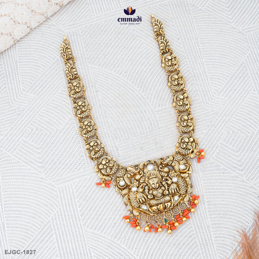 Puja Elegant Long Necklace Nakshi Collection