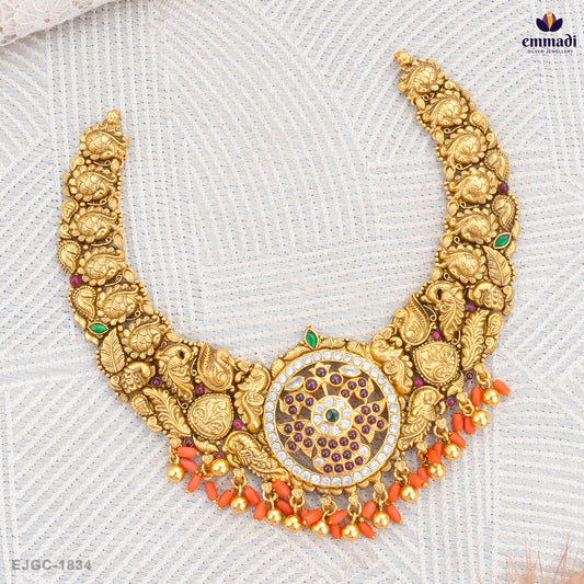 Rani Pagadam Necklace Nakshi Multi Collection