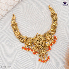 Rekha Kumari Silver Necklace Nakshi Collection