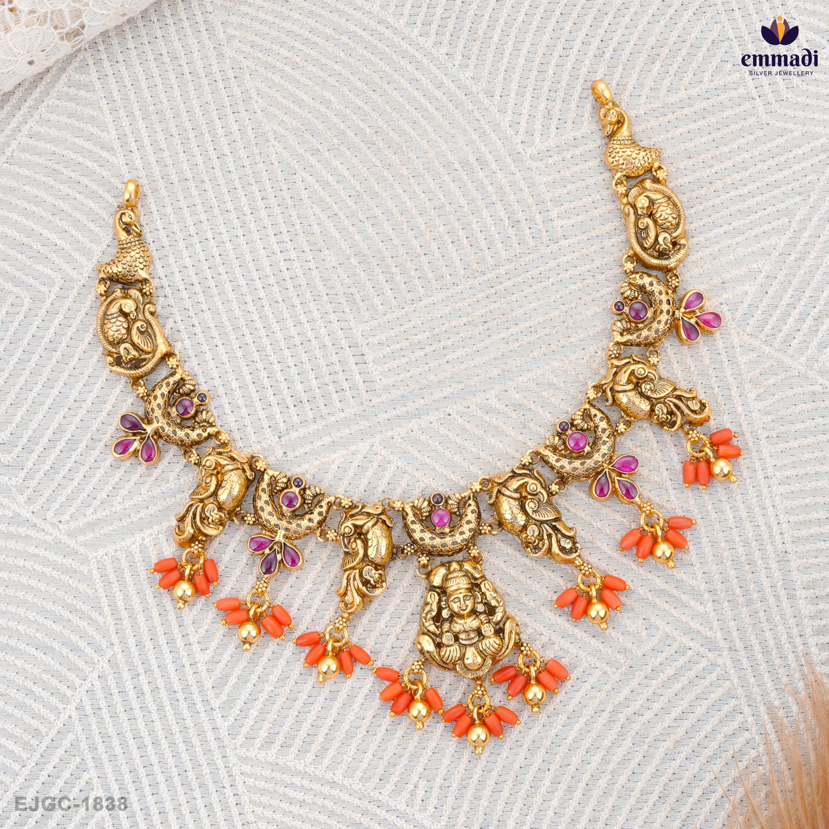 Renu Pagadam: Elegant Nakshi Necklace